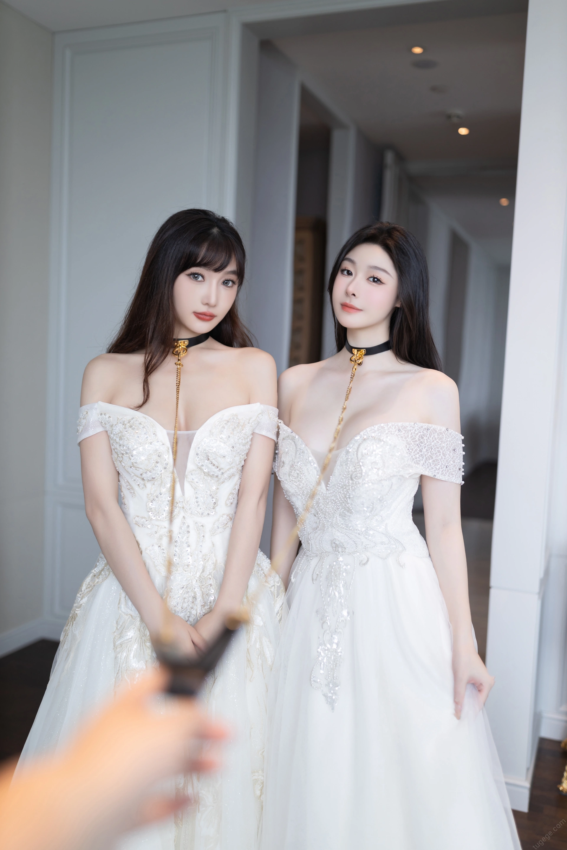 009.陆萱萱 – 内购无水印 &是小逗逗  双人婚纱 0